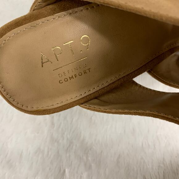 APT. 9 Women's Business Desert Comfort Wedge Sandals Size 9 - Picture 8 of 9
